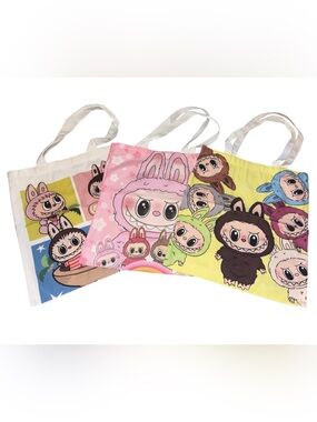 Character Tote Bag - 3 piece set